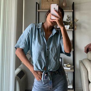 Tie Front Camp Shirt